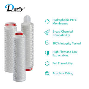 Mühle Großhandel Hepa Luftfilter PTFE Membran tiefe Falten filter patronen PTFE 2 UM Filter für Abgas sammler - Product Image 2