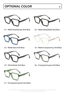 Lunettes anti-lumière bleue avec monture légère à imprimé animal pour unisexe, pour la protection des yeux devant l'ordinateur, design sophistiqué - Product Image 5