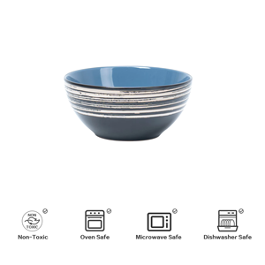 โปรโมชั่นเดือนกันยายน ชุดจานเซรามิก ลายลายนูนสีสันสดใส เหมาะสำหรับร้านอาหาร และเป็นของขวัญที่สมบูรณ์แบบ - Product Image 5