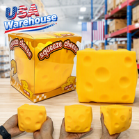 Jouet Squishy Géant en Forme de Fromage, Simulation Alimentaire, 11 cm, Conforme aux Normes de Sécurité pour Enfants, Mignon, en Gros, Entrepôt USA