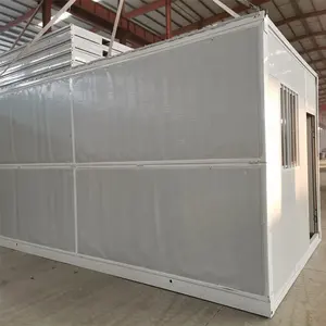 40FT Prefab Modular Portabel Paket Datar Standar Australia Prebuilt Rumah Kontainer Dilipat untuk Penyimpanan Garasi