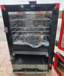 Parrilla Moderna para Exteriores con Rejilla de Acero Inoxidable y Cajón de Almacenamiento, Acabado con Recubrimiento en Polvo, Fácil de Limpiar, Función de Ahumador - Product Image 1