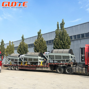 غربال ترومل دوار هزاز ، فاصل حصى رملي مع مضخة محرك محمل-مكونات أساسية متضمنة - Product Image 1