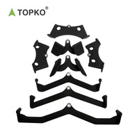 TOPKO Équipement de musculation Gym Accessoires de fitness Barre de traction Lat Ensemble Durable Multifonctionnel Poignée de traction Poignées