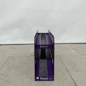 Phụ kiện nhỏ một phần túi bảng-TOP trượt hiển thị đứng màu tím kim Loại hiển thị giá pin dễ dàng đặt và đi xuống - Product Image 1