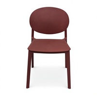 Chaises d'hôtel en gros, empilables, durables, en plastique, design moderne pour restaurants, cafétérias, hôtels, meubles de maison
