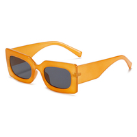 Lunettes de soleil de luxe 2026 pour femme, petites, carrées, protection UV400, style rétro rectangulaire, verres personnalisables avec logo, disponibles en bleu et noir