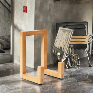 Estante de Almacenamiento de Discos de Vinilo de Madera Maciza Moderna de Alta Gama, Duradero, de Pie, Diseño Flexible para el Hogar - Product Image 3