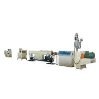 Fabricante de Máquinas de Extrusión de Tuberías de Plástico de un Solo Tornillo de HDPE PE para Sistemas de Suministro y Drenaje de Agua