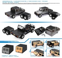 RGT EX86160 LAND COMMANDER 1/10 4WD RC Crawler 380mm Entreaxe 2 Vitesses Overdrive Servo 30KG Radio 10 Canaux Étanche RTR