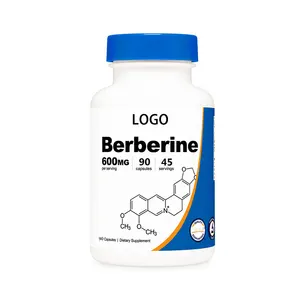 Integratori di berberina berberina cloridrato sistema immunitario sano vendita calda berberina HCL capsule 500mg supporto immunitario