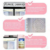 Distributeur Automatique de Fleurs en Libre-Service 24h/24 avec Casier Personnalisé pour Bouquets – Idéal pour la Vente au Détail en Extérieur