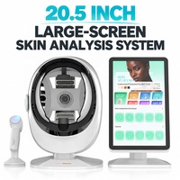 Mesin Analisa Kulit Profesional dengan Layar Sentuh Lipat Besar 20,5 Inci, Kamera 36MP, Peralatan Analisa Wajah Multi Spektrum
