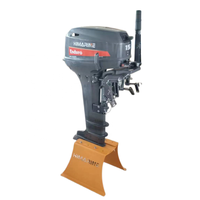Moteur hors-bord à essence HIMARINE 15HP 2 temps à arbre long, moteur de bateau marin pour bateaux de pêche et bateaux pneumatiques