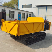 Mini-dumper sur chenilles CE 3 tonnes, diesel, hydraulique, pour travaux forestiers et de construction, mini-dumper sur chenilles à haute capacité de charge