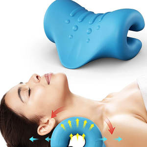 Épaule douleur soulagement colonne vertébrale Correction Massage chiropratique oreiller 360 cou cou autour de la civière oreiller de Traction cervicale - Product Image 2
