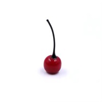 Figurines de fruits en verre soufflé à la main VMurano, pomme, fraise, raisin, mini-ornements de fruits, verre artistique, décoration d'intérieur, cadeau, vente en gros