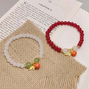 Trendy Style Chinese Colorful <b>Beaded</b> <b>Bracelets</b> for Women Girl Bamboo Leaf Charm <b>Bracelet</b> Crystal Gemstone Beads <b>Bracelet</b> - Product Image 3