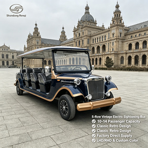 Vehículo Turístico Eléctrico Retro de 14 Plazas Estilo Instagram, Ideal para Registro en Sitios Turísticos y Fotos de Boda - Product Image 5