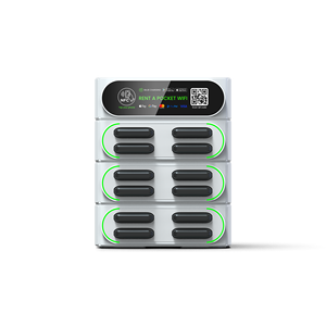 Station de location de batteries externes partagées 12 emplacements tendance 2025 avec chargeurs rapides MIFI – Distributeurs automatiques de batteries externes pour téléphones portables - Product Image 1
