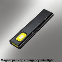 Senter Plastik Mini Isi Ulang - Lampu Sorot Jarak Jauh Berintensitas Tinggi, Kompak, Portabel, Penerangan Super Terang dan Kuat