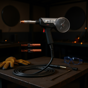 Hobart Spool Gun 200A con diametro del filo di 0,30 pollici per la lavorazione e la riparazione dei metalli - Product Image 2