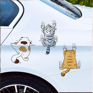 Calcomanías Decorativas para Autos con Diseños de Dibujos Animados, Impresión UV Personalizada, PVC Ecológico, Resistentes al Agua - Product Image 2