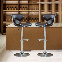 Mobilier Commercial nordique, tabourets de Bar, argent chromé, chaises de Bar modernes