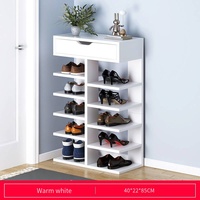 Meuble à chaussures anti-poussière de type économique pour la maison avec plusieurs niveaux pour gagner de la place, étagère à chaussures de grande capacité à l'entrée