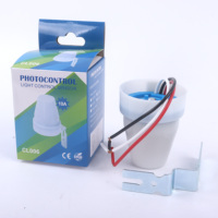Saklar Sensor siang malam Photocell 10A dengan braket