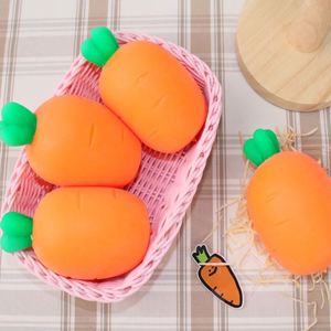 ของเล่นบีบแครอทน่ารัก ของเล่นบีบสโลว์รีบาวด์ ทาบา สควิชชี่ ของเล่นจำลองผัก บรรเทาความเครียด สำหรับเด็กอายุ 5-7 ปี - Product Image 2