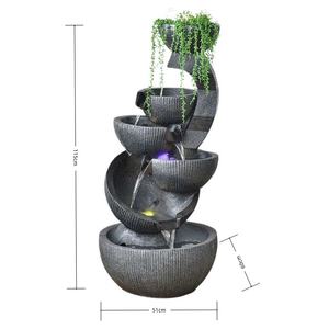 زخرفة مياه صناعية بسيطة وحديثة من الراتينج للمكاتب والديكور الصديقي - Product Image 3