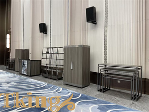 Fabriek Luxe Metalen Hotel Restaurant <span class=keywords><strong>Trolley</strong></span> F & B/Buffet Oplossingen Thee Bar Kar