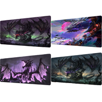 Tapis de souris personnalisé imperméable Tigerwings, impression couleur intégrale pour la maison et le bureau