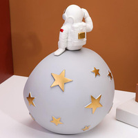 Figurine d'astronaute de stockage, Statue en résine, décoration, Sculpture de cosmonaute