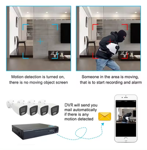 2MP <span class=keywords><strong>Analog</strong></span> CCTV an ninh Hệ thống <span class=keywords><strong>Camera</strong></span> Kit 4-in-1 Bullet Dome hỗn hợp TVI CVI CVBS XVR IP chế độ tầm nhìn ban đêm hỗn hợp lô hàng - Product Image 4