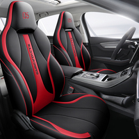 Fundas de Asiento de Coche de Piel Sintética Personalizadas, Nuevas, para las Cuatro Estaciones, Compatibles con Airbag, Juego Completo para BYD Qin PLUS