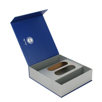 Boîte d'emballage pour aligneurs dentaires avec logo personnalisé, kit d'empreintes dentaires invisibles, plateau, séparateur en papier, couvercle magnétique en carton