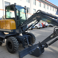Mini-excavatrice compacte 4x4 Kubota EPA Euro 5 pour sites urbains et agricoles avec huile hydraulique écologique, best-seller