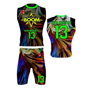 Uniforme de football américain Vafir 7v7 en spandex/polyester sublimé, 7 jeux, compression, rembourré, casque respirant, gants anti-UV - Product Image 1