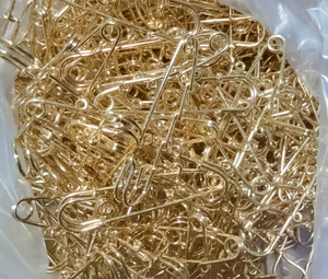 Estilo coreano de Alta Qualidade Segurança Pin Broche Cor Banhado Fecho Seguro para Camisola Cachecol Xaile <span class=keywords><strong>DIY</strong></span> Artesanato Jóias Decoração - Product Image 6