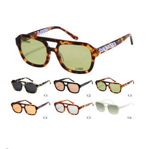 Vendita calda Mazzucchelli occhiali da sole Unisex da esterno polarizzati acetato doppio ponte lunette De Soleil - Product Image 1