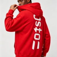 Sudadera con Capucha Extra Grande de Algodón Grueso de Primera Calidad con Estampado Gráfico Vertical para Hombre, Personalizable con Logotipo
