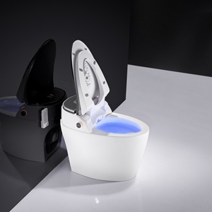 <span class=keywords><strong>High</strong></span> tech Closestool Intelligent Toilettes Noir monté au Sol Toilette Intelligente - Product Image 3