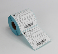 Autocollants thermosensibles en papier thermique, étiquettes d'emballage personnalisables pour une utilisation en exposition