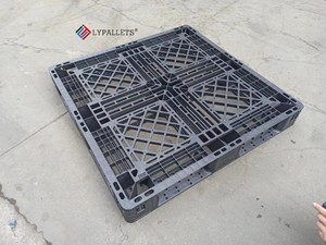 <span class=keywords><strong>Pallet</strong></span> in Plastica Riciclata Monouso LYPALLETS, Nero, 1000x1000, Vassoio in Plastica - Product Image 5