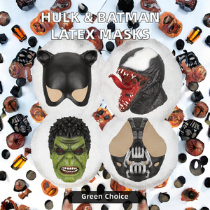 Máscaras de Fiesta de Halloween de Látex Realistas al por Mayor, Casco Completo de <span class=keywords><strong>Hulk</strong></span> Invencible, Venom, Batman para Cosplay - Product Image 2