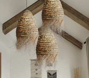 <span class=keywords><strong>Lampada</strong></span> <span class=keywords><strong>a</strong></span> <span class=keywords><strong>sospensione</strong></span> <span class=keywords><strong>a</strong></span> mano all'ingrosso del <span class=keywords><strong>paralume</strong></span> della paglia del Rattan <span class=keywords><strong>per</strong></span> la decorazione della casa del ristorante - Product Image 3