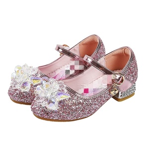 Chaussures de danse pour enfants, mode printemps-automne, chaussures en cristal pour filles, chaussures à semelle souple, chaussures simples - Product Image 6