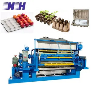 Industrial packing paper pulp tray small paper egg tray mold machine cardboard carton box recycle egg tray making machine